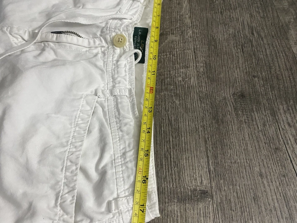Polo Ralph Lauren Women’s White Shorts Size 12 100% Cotton - Image 3 of 4