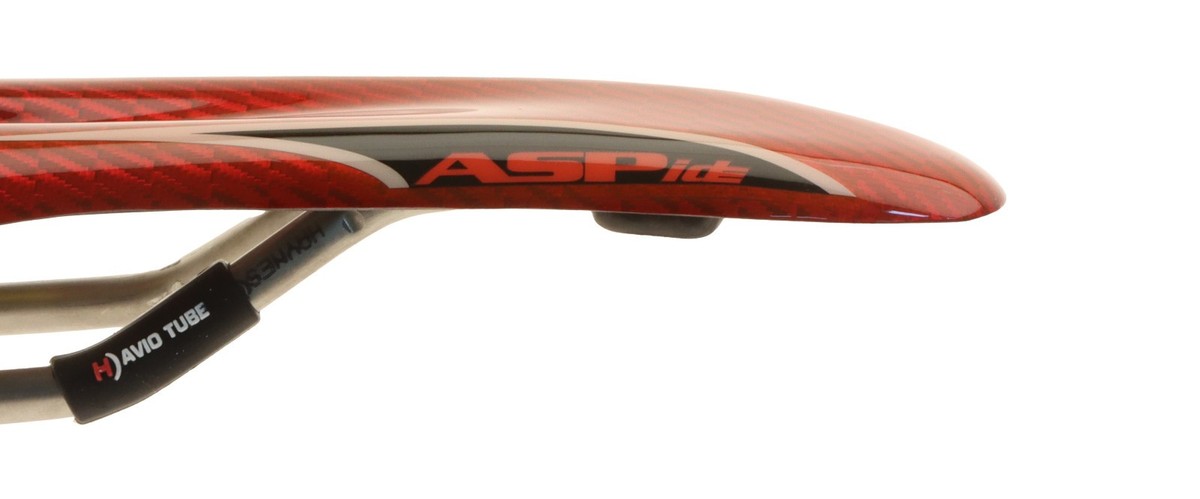 Selle San Marco Aspide Composite Red Saddle Carbon Shell Titanium