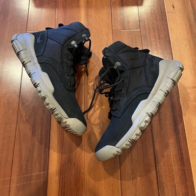 Nike SFB Field 6'' NSW Black Taupe Leather Boots 862507-002 Men's Size 6.5