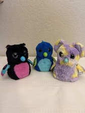 3 Spin Master Hatchimals Plush Toys Mystery Elefly Dragon Bird Bearakeet Working