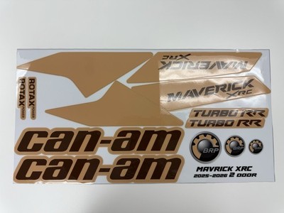 NEW 2025 2026 CAN AM MAVERICK XRC TURBO GRAPHICS DECALS FENDER FLARES KIT 2 DOOR