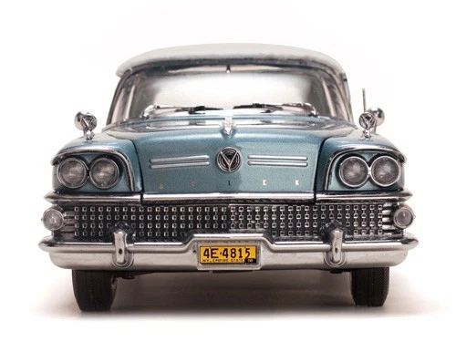 Sun Star 1958 Buick Limited Closed Convertible Blue Mist 1/18 Scale #4815 - Image 3 of 4