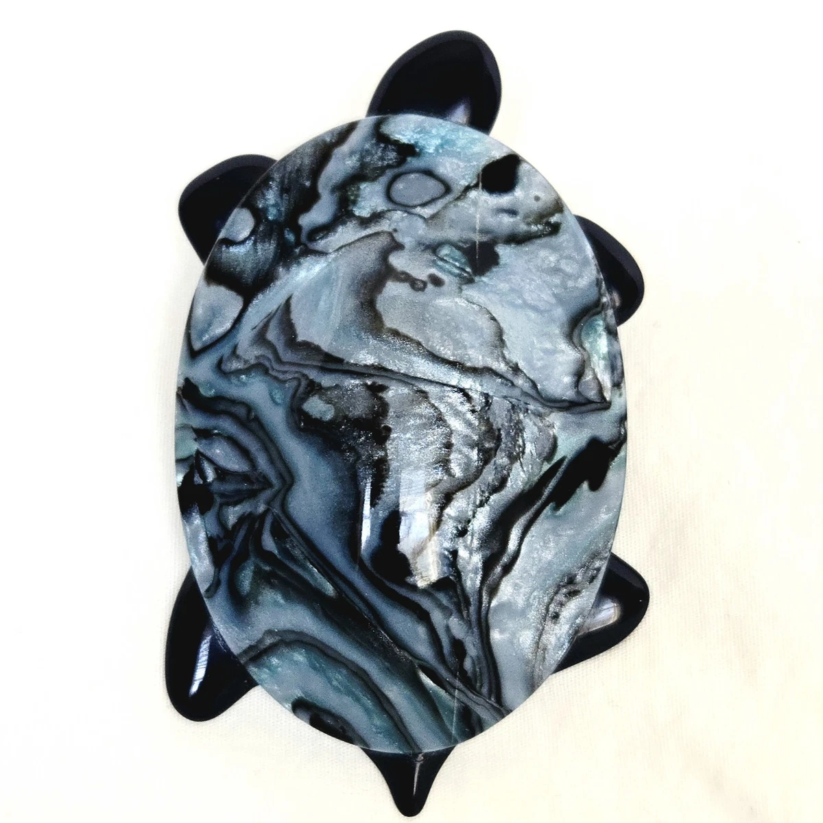 Broche Vintage Léa Stein Paris, Petit Perroquet En Rhodoïd, Signée, Période 1969-1981, Bel état