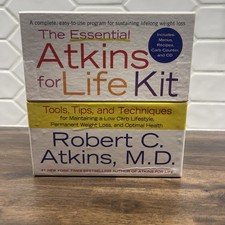 The Essential Atkins For Life Kit 2003 Low Carb Lifestyle Menus Recipes CD