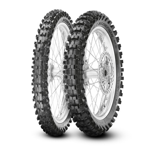 Motorradreifen Pirelli 80/100 R12 50M SCORPION MX32 MID SOFT REAR NHS - Bild 1 von 4