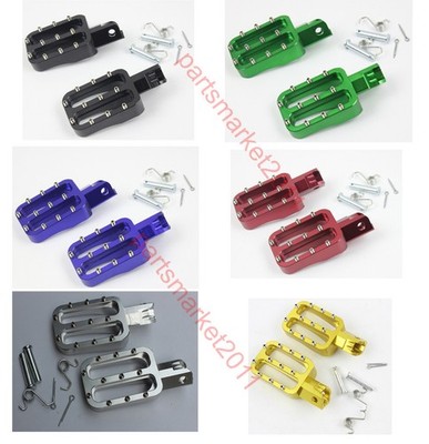 CNC Footpegs Foot Rest Pegs For XR50 CRF50 IMR Pitster YCF SSR Pit Dirt Bike