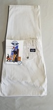 DOCKERS Men Vintage USA Made Classic Fit Cotton Chino Pants - 40x32 White 20467