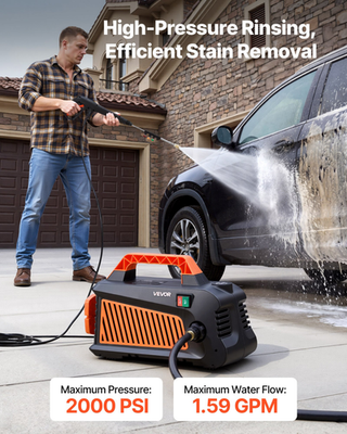 #ad #ad 2000 PSI Electric Pressure Washer 1.59 GPM 4 Nozzles Wand Portable $130.99