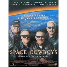 SPACE COWBOYS Original Movie Poster  - 15x21 in. - 2000 - Clint Eastwood, Tommy