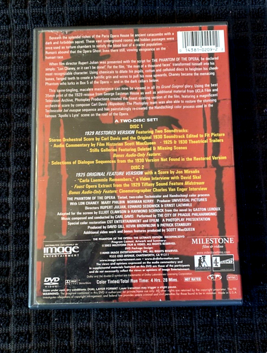 The Phantom of the Opera (DVD, 2003, 2-Disc Set)  LON CHANEY ULTIMATE EDITION - Afbeelding 2 van 2