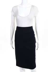 Catherine-Catherine-Malandrino-Womens-Pencil-Skirt-Size-4-Blue-Zip-Up-NEW-JG15