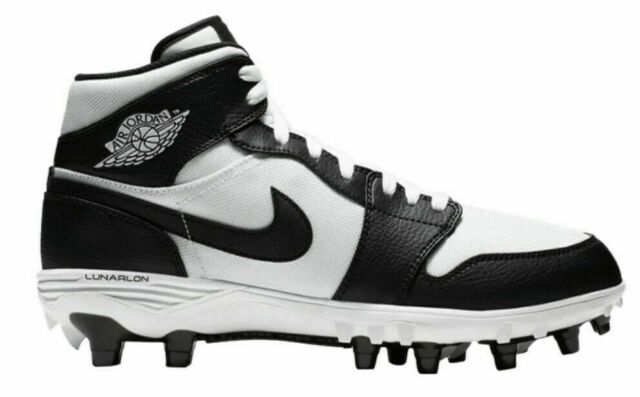 Jordan 1 TD Cleat Mid Black White