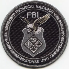 FBI TECHNICAL HAZARDS RESPONSE UNIT Washington DC subdued gray POLICE PATCH