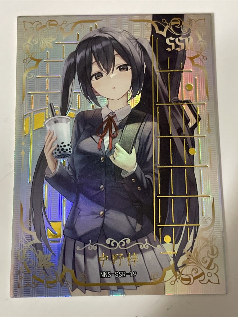 Azusa Nakano SSR NNS-SSR-19 Goddess Story Jiang NNS Anime CCG Card