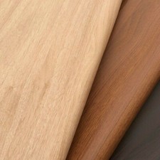 Faux PU Leather Fabric Grain Wood Pattern DIY Craft Leatherette Upholstery