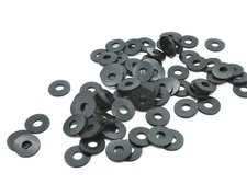 Rubber Flat Washers 1/4" ID X 5/8" OD X 1/16" All Weather Durability