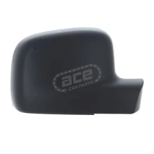 Wing Door Mirror Cover Cap Case VW Caddy Van 2004-2021 Black Drivers Side Right