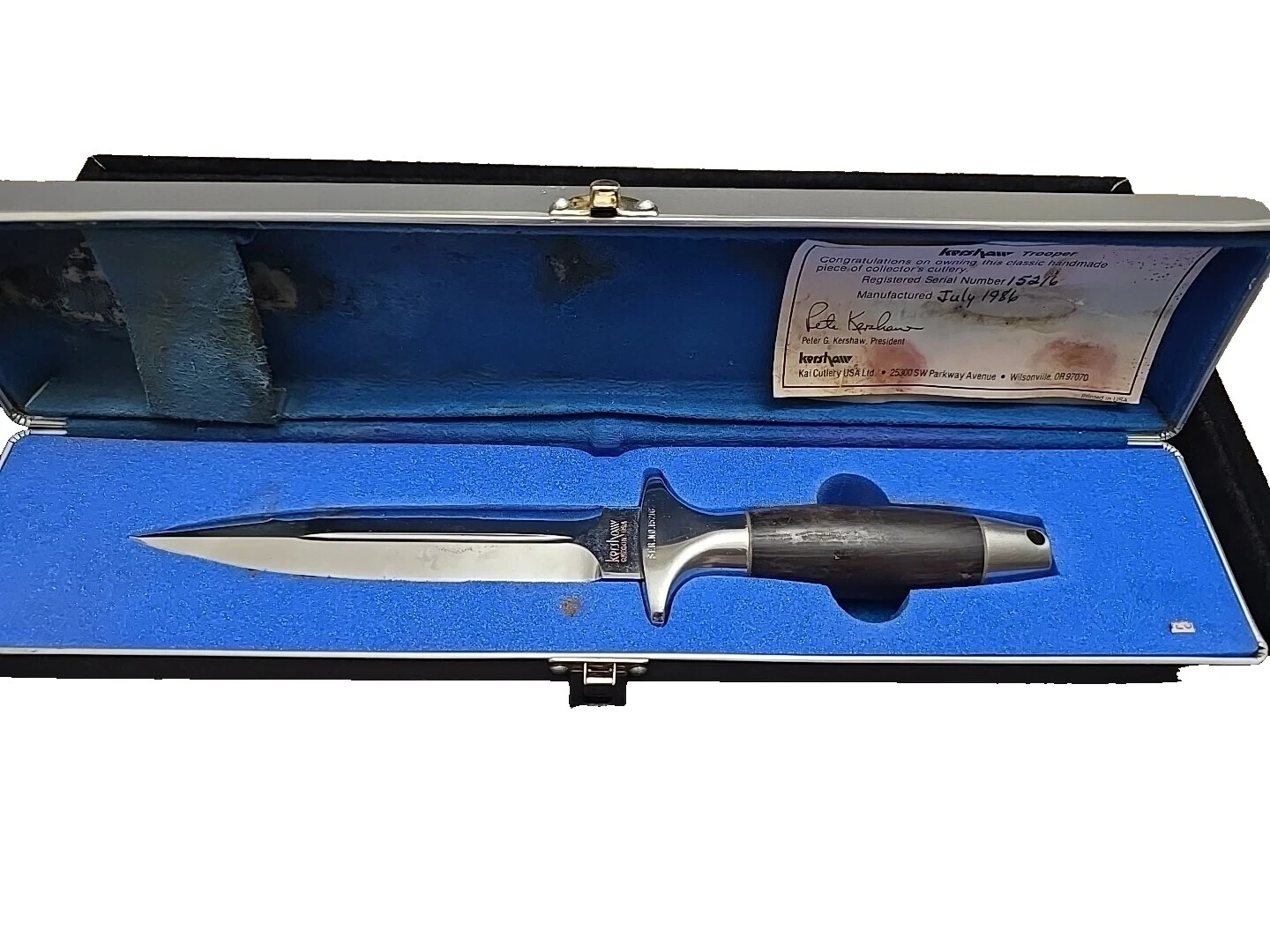 Kershaw Combat Collectible Fixed Blade Knives