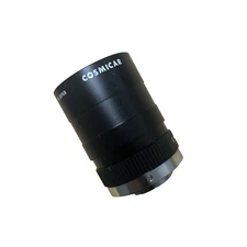 Cosmicar/Pentax Television Lens 8mm F/1.4 2/3" MI C-M Black/Chrome C30808