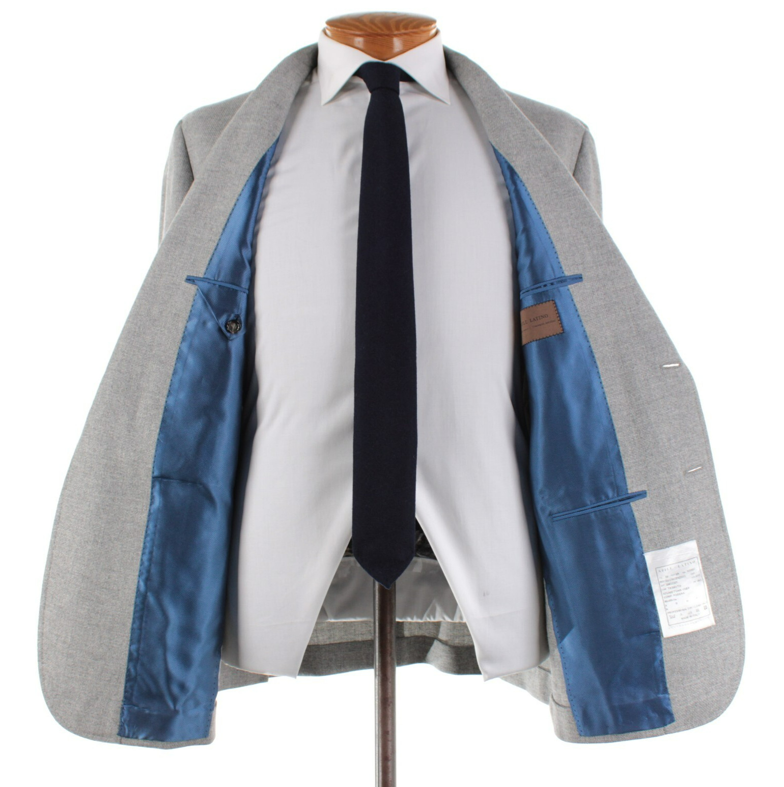 Stile Latino NWT Wool / Cashmere Sport Coat Size 54R (44R US) In Gray Melange