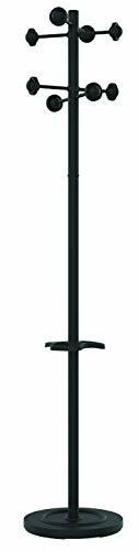 Appendiabiti Professionale Unilux Accueil Nero - 8 Ganci Rotanti