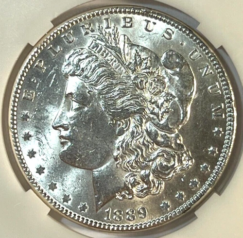 1889 P Morgan Silver Dollar GEM BU - Pure White. PRICED TO SALE!