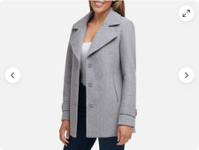 MARC NEW YORK ANDREW MARC WOMENS 3 BUTTON PEA...