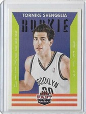2012-13 Panini Past And Present Tornike Shengelia Rookie #167 Brooklyn Nets RC 