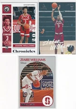 LOT (3) 2021-22 LUMINANCE HOOPS RC ZIAIRE WILLIAMS GRIZZLIES CHRONICLES S5139