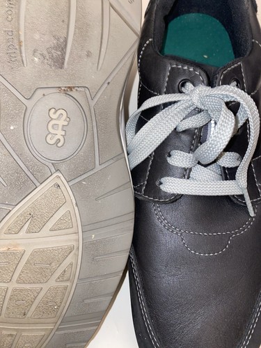 SAS Men's Shoes Venture Lace Up Sneakers Black 11 1/2 S EUC Leather $215 - Picture 8 of 9