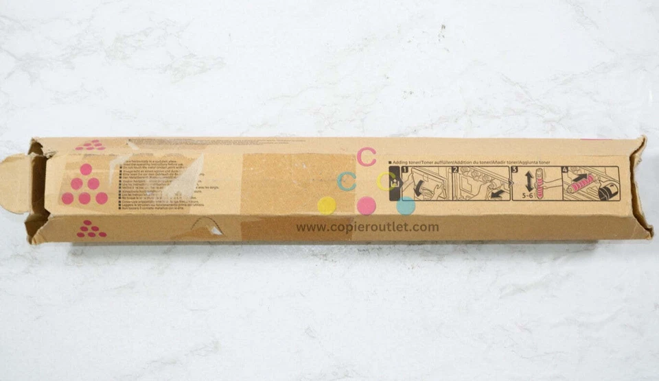 Cosmetic OEM Gestetner DSc520, DSc525, DSc530 Magenta Print Cartridge 888662 - Image 4 of 4