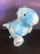 Lights and Sound Blue Dinosaur FAO Schwarz Roughly 12 Plush Stuffed