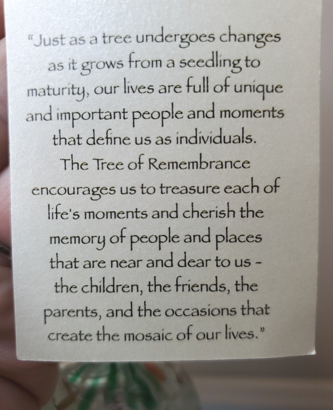 Kitras Art Glass Tree Of Remembrance Ornament eBay