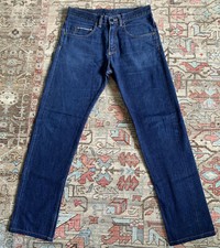 Billiam Mens 30x31 Dark Wash Denim Blue Jeans Made in USA Greenville SC 