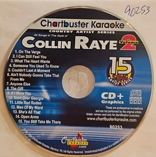 90253 COLLIN RAYE           CHARTBUSTER  KARAOKE CDG RARE