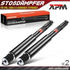 2x Federbein Stoßdämpfer Gas Hinten für Opel Corsa A B CC TR S83 S93 Schrägheck