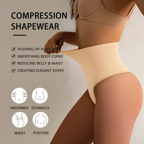 US Lady Slim Tummy Control Body Shaper High-Waist Trainer Thong Panty Shapewear - Zdjęcie 6 z 27