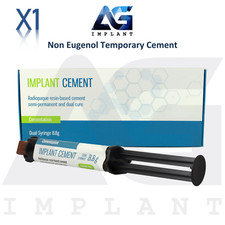 Dental Temporary Cement Syringe Fixture-Retained Crowns Secure Retention