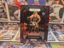 Aaliyah Edwards - Red Classic Icons Rookie RC - 2024 Panini Prizm Monopoly WNBA