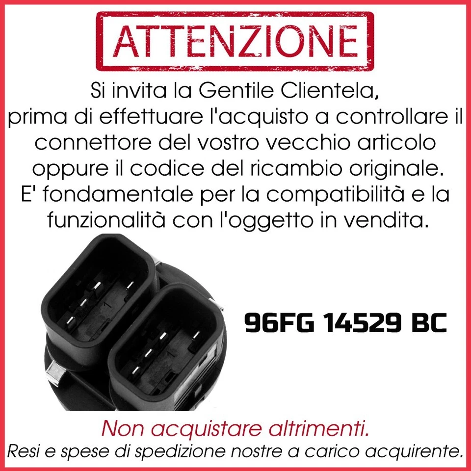 PULSANTIERA INTERRUTTORI ALZACRISTALLI FORD FIESTA KA FUSION STREET KA TRANSIT - Immagine 2 di 4