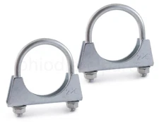 Ohio Diesel Parts Heavy Duty Muffler/Exhaust Pipe Clamp 2-1/8" U-Bolt 2-pack