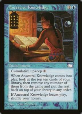 MRM ENGLISH Ahnenwissen - Ancestral Knowledge MTG magic MIR
