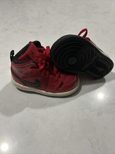 Nike Air Jordan 1 Mid BT Toddler Baby Size 4c Gym Red Black Kids 640735-602