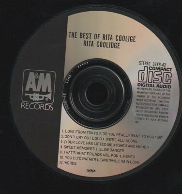 Rita Coolidge The Best of Rita Coolidge Japan CD w/obi 32XB-42 | eBay