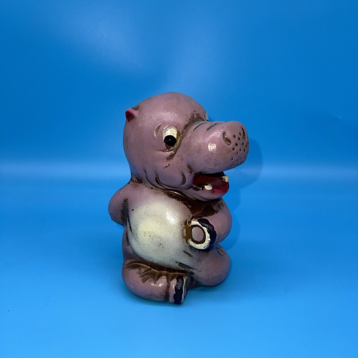 60s ブリキ カバの貯金箱 『HIPPO BANK』 米屋 ビンテージ 60s ブリキ カバの貯金箱 『HIPPO BANK』 米屋 ビンテージ
