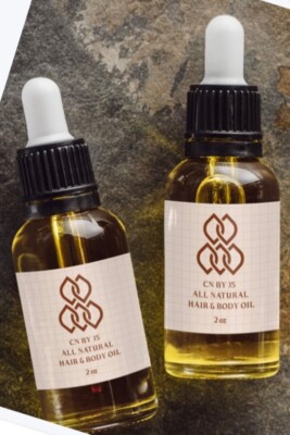 Cinco Niños All Natural Hair & Body oil (Homemade) (2) 2 fl oz