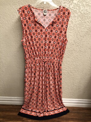 anne klein orange dress Anne Klein Women's Raglan-Sleeve Midi Shirtdress - CARROT