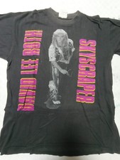 David Lee Roth Skyscraper European Tour 88 Rare Original Glam Rock Metal Shirt