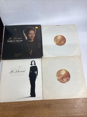 La Divina MARIA CALLAS Greatest Recordings 1953 -64 Double LP