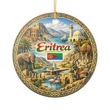 Eritrea Ornament  Ceramic travel souvenir